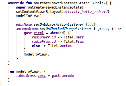 Hello Android: Code part #1